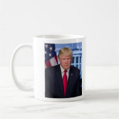 Präsident Donald Trump Kaffeetasse (Links)