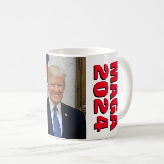 Präsident Donald Trump Kaffeetasse (VorderseiteRechts)