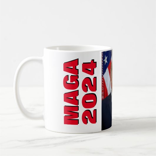 Präsident Donald Trump Kaffeetasse (Links)