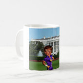 Präsident Donald Trump Kaffeetasse (Vorderseite Links)