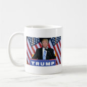 Präsident Donald Trump Kaffeetasse (Links)