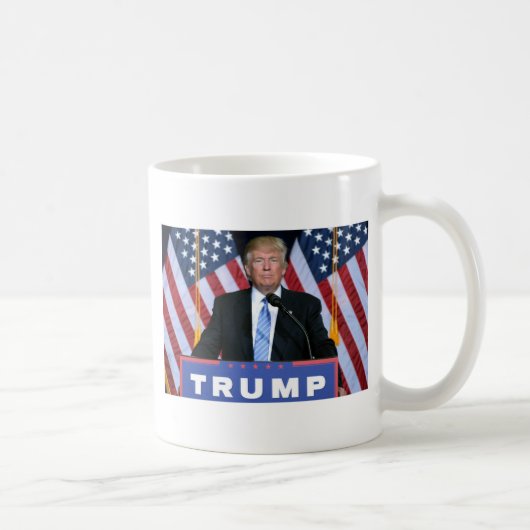 Präsident Donald Trump Kaffeetasse (Rechts)