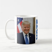 Präsident Donald Trump Kaffeetasse (Links)