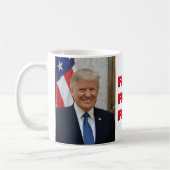 Präsident Donald Trump Kaffeetasse (Links)