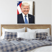 Präsident Donald Trump Leinwanddruck (Insitu (Schlafzimmer))