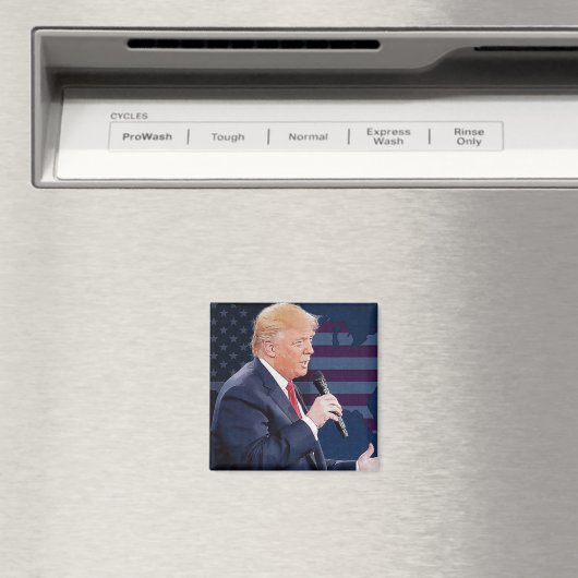 Präsident Donald Trump Magnet (In Situ (Geschirrspüler))