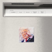 Präsident Donald Trump Magnet (In Situ (Geschirrspüler))