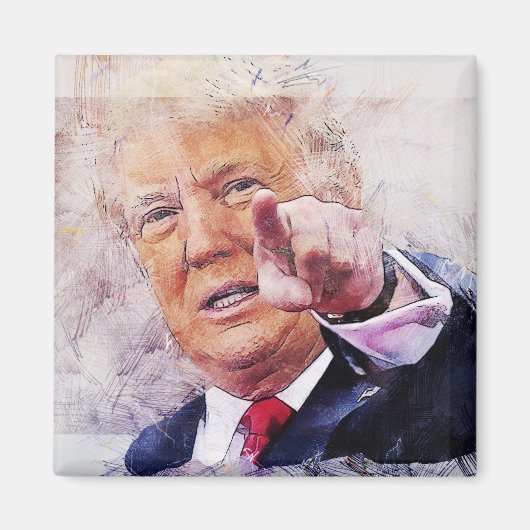 Präsident Donald Trump Magnet (Vorne)