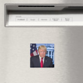 PRÄSIDENT DONALD TRUMP MAGNET (In Situ (Geschirrspüler))