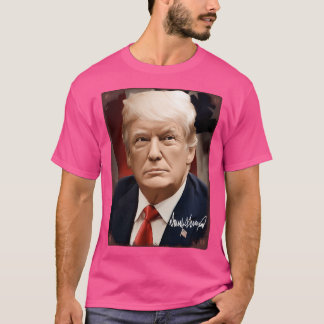 Präsident Donald Trump Malerei - Vintage rustikale T-Shirt