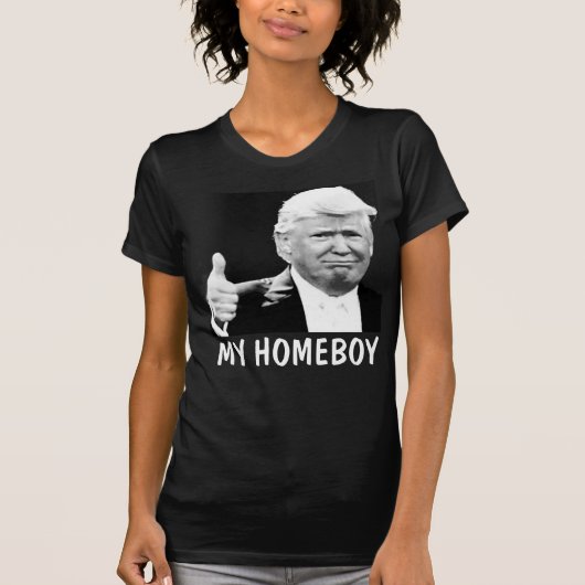 PRÄSIDENT DONALD TRUMP MEINE HOMEBOY-T - Shirt (Vorderseite)