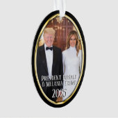 Präsident Donald Trump & Melania 2023 Ornament (Vorderseite)
