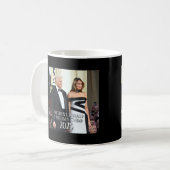 Präsident Donald Trump & Melania Elegant 2020 Kaffeetasse (Vorderseite Links)