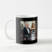 Präsident Donald Trump & Melania Elegant 2020 Kaffeetasse (Links)