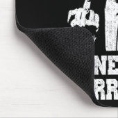 Präsident Donald Trump Middle Finger Mousepad (Ecke)