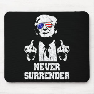 Präsident Donald Trump Middle Finger Mousepad