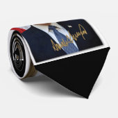 PRÄSIDENT DONALD TRUMP NECK TIV KRAWATTE (Gerollt)