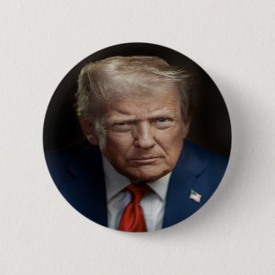 Präsident Donald Trump Offiziell Portrait Button