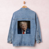 Präsident Donald Trump Offiziell Portrait Jeansjacke (Hangar)