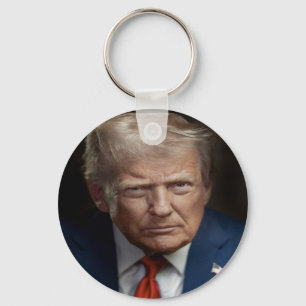 Präsident Donald Trump Offiziell Portrait Schlüsselanhänger