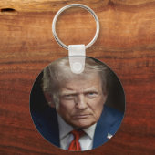 Präsident Donald Trump Offiziell Portrait Schlüsselanhänger (Vorderseite)