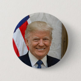 Präsident Donald Trump Offizielles Portrait 2017 Button