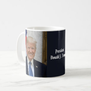 Präsident Donald Trump Offizielles Portrait 2017 Kaffeetasse