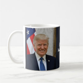 Präsident Donald Trump Offizielles Portrait 2017 Kaffeetasse