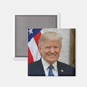 Präsident Donald Trump Offizielles Portrait 2017 Magnet (Vorderseite/Rückseite)