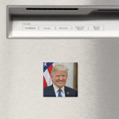 Präsident Donald Trump Offizielles Portrait 2017 Magnet (In Situ (Geschirrspüler))