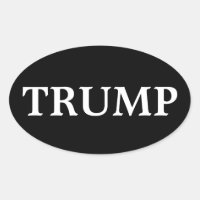 PRÄSIDENT DONALD TRUMP OVAL AUTOAUFKLEBER