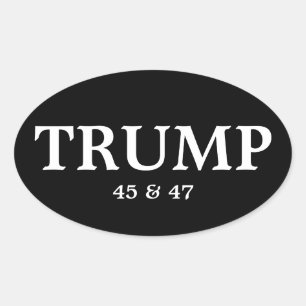 PRÄSIDENT DONALD TRUMP OVAL AUTOAUFKLEBER OVALER AUFKLEBER