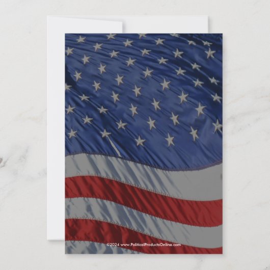 Präsident Donald Trump Party für die Amtseinführun Einladung (Rückseite)