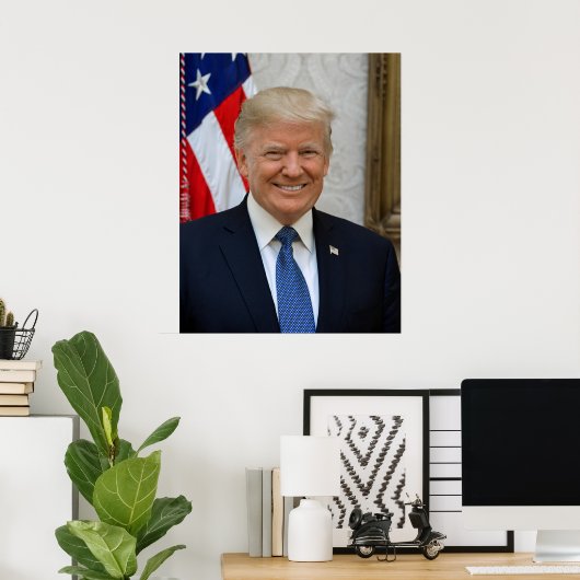Präsident Donald Trump Poster (Heimbüro)