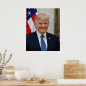 Präsident Donald Trump Poster (Küche)