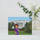 Präsident Donald Trump Postkarte (Stehend Vorderseite)