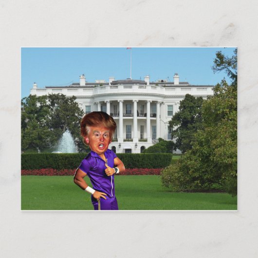 Präsident Donald Trump Postkarte (Vorderseite)