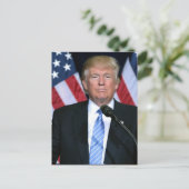 Präsident Donald Trump Postkarte (Stehend Vorderseite)