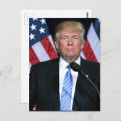 Präsident Donald Trump Postkarte (Vorne/Hinten)