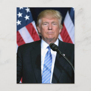 Präsident Donald Trump Postkarte
