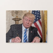 Präsident Donald Trump Puzzle (Horizontal)