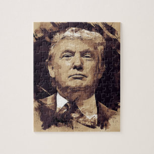 Präsident Donald Trump Puzzle