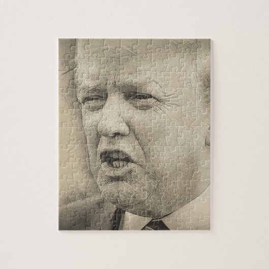 Präsident Donald Trump Puzzle (Vertikal)
