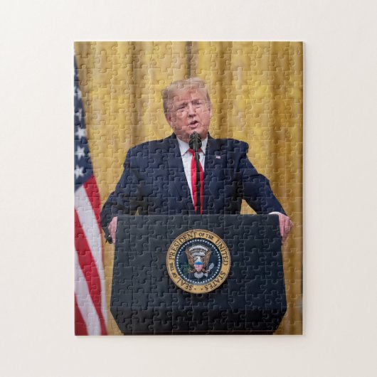 Präsident Donald Trump Puzzle (Vertikal)