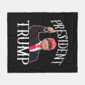 Präsident Donald Trump Red Hat greift oben ab Fleecedecke (Vorderseite (Horizontal))