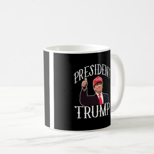 Präsident Donald Trump Red Hat greift oben ab Kaffeetasse (VorderseiteRechts)