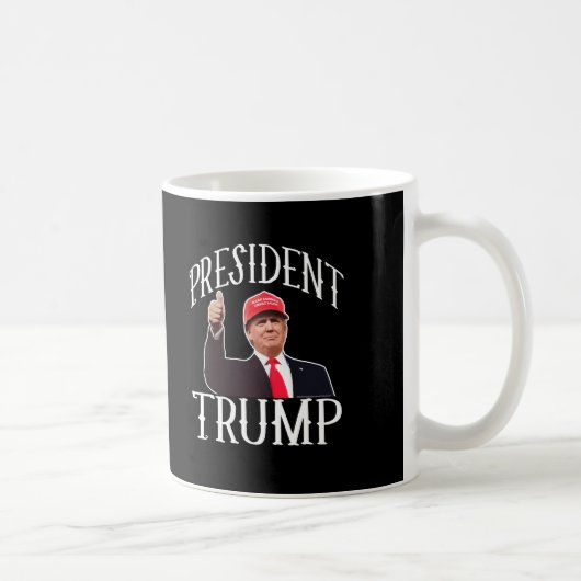 Präsident Donald Trump Red Hat greift oben ab Kaffeetasse (Rechts)