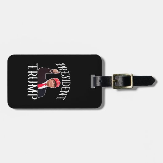 Präsident Donald Trump Red Hat stumbs Gepäckanhänger (Vorderseite horizontal)