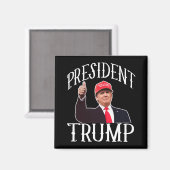 Präsident Donald Trump Red Hat stumbs Magnet (Vorderseite/Rückseite)