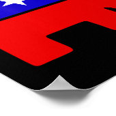 Präsident Donald Trump Republikaner Elephant Hair Poster (Ecke)